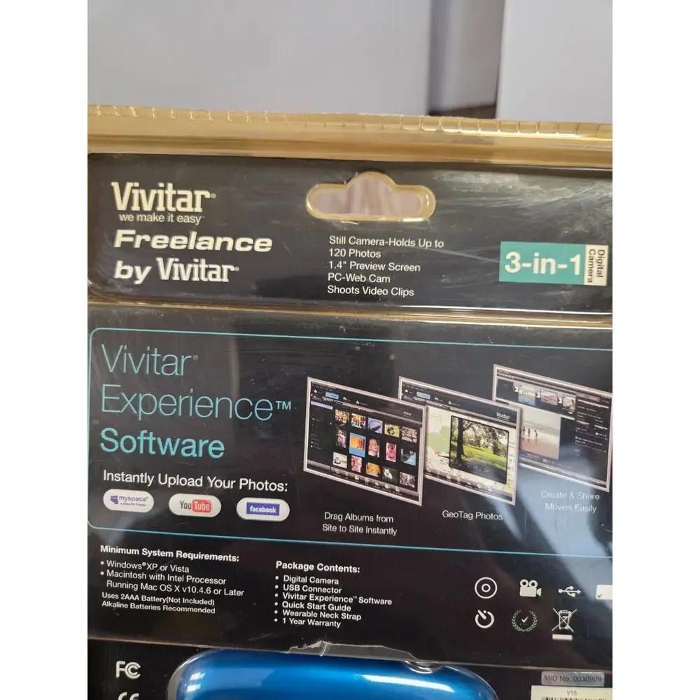 Vivitar Freelance 2.1 MP Digital Camera 1.4